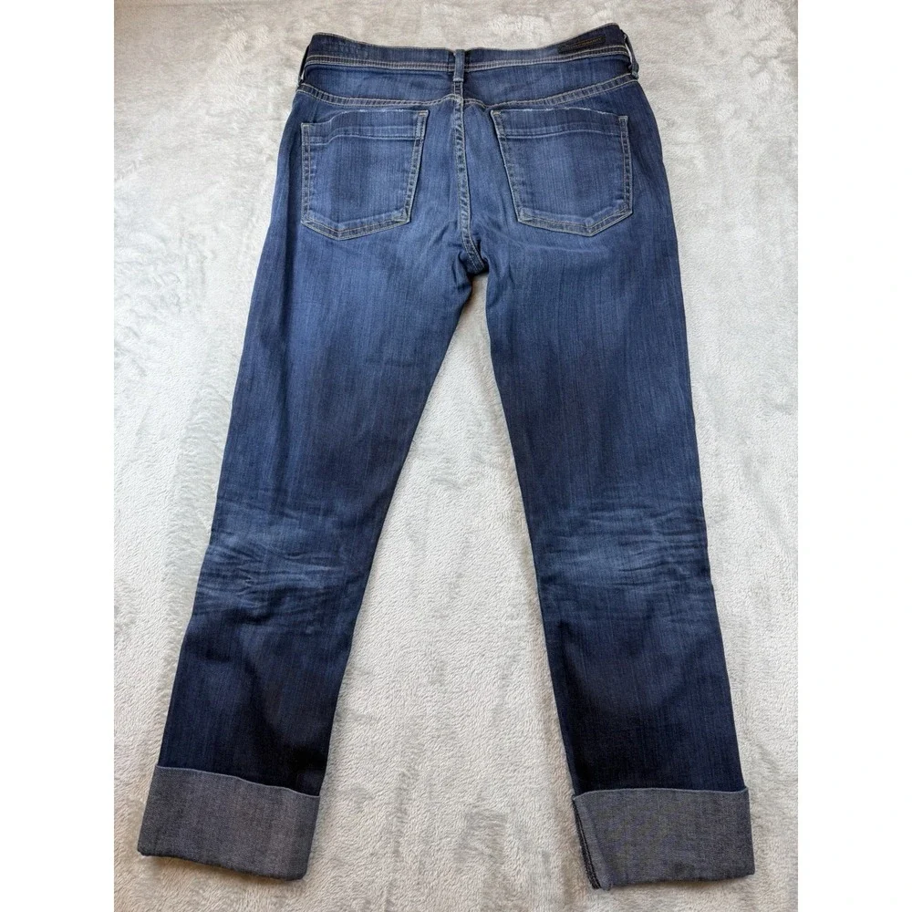 Citizens of Humanity‎ Jeans Womens Size 26 Dani Cropped Straight Leg Blue Cuffed
